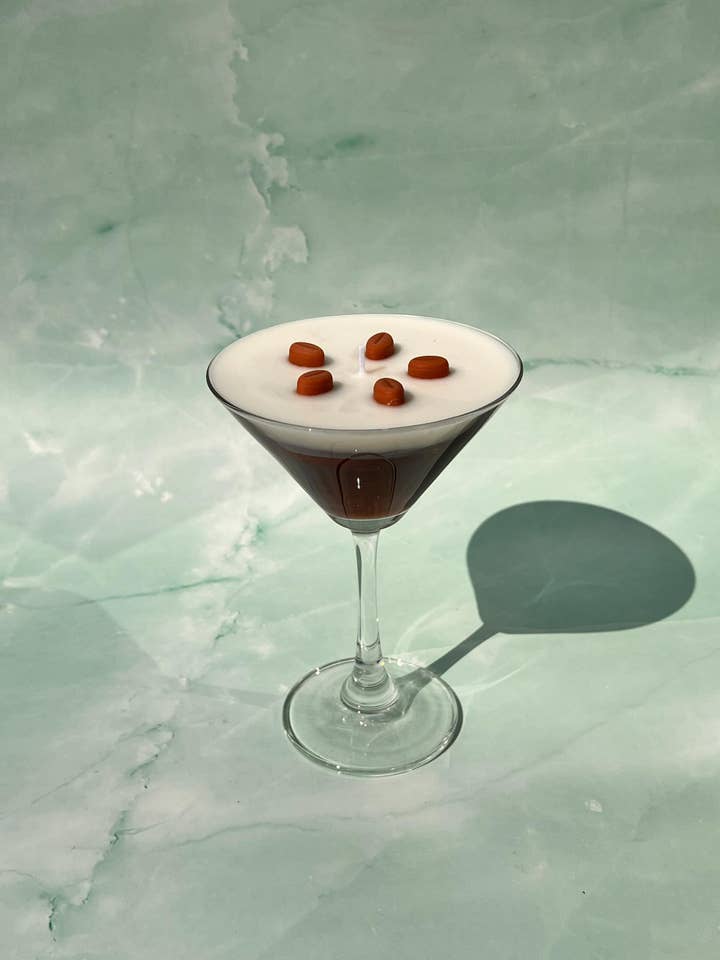 Espresso Martini Candle 5 beans / Coffee Candle / Espresso Martini Lovers / Espresso Lovers for wholesale by Candle Lume