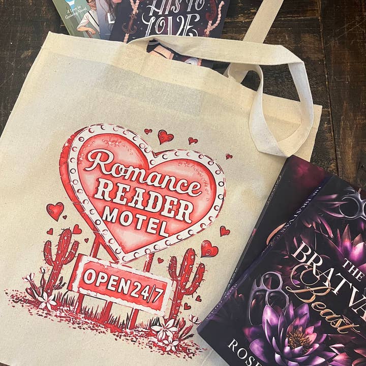 Scents, Stories, and Surprises - Wholesale Tote Bag - Women's - Romance Reader Motel Reusable Tote Bag