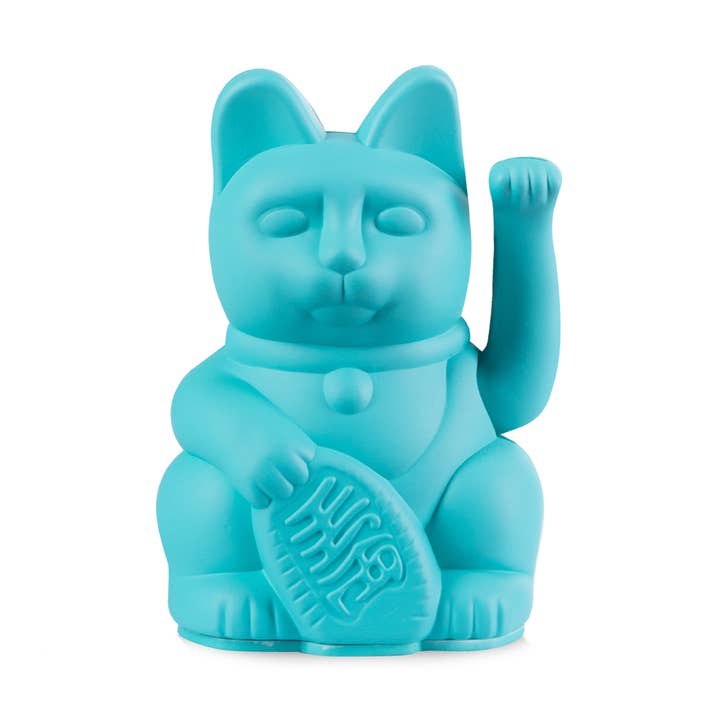 Lucky Cat Mini | Turquoise and other Purchase Wholesale lucky cat katzenfutter. Free Returns & Net 60 Terms on Faire trending on Faire.