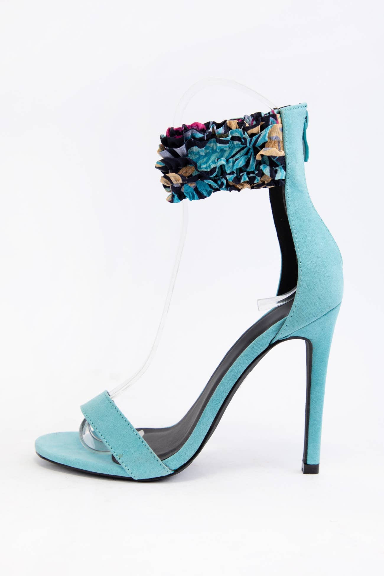 CCOCCI - Vente Talons hauts – femme - Escarpins à talons aiguilles avec bride cheville et chouchou hebdomadaire2