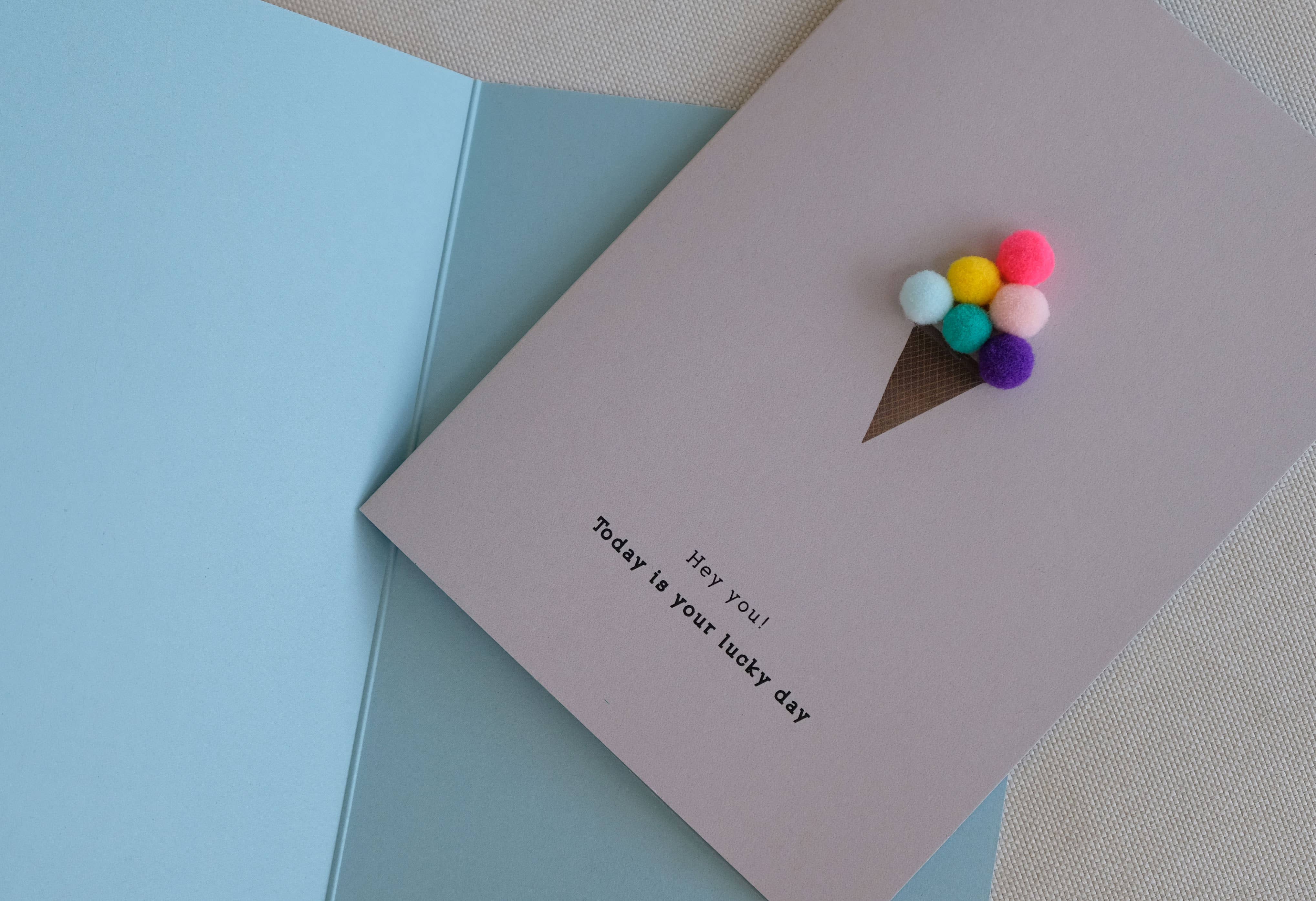 Karte Blanche - Wholesale Everyday Greeting Card - Hey You! Today Is Your Lucky Day | Small A64