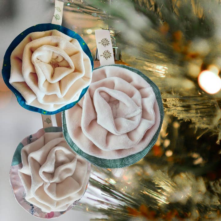 Flor de banho em veludo de algodão orgânico por atacado de Susie