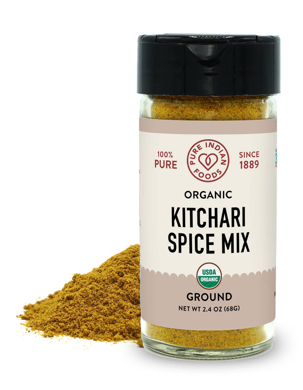 Pure Indian Foods - Wholesale Dried Spice Mix - Kitchari Spice Mix, Certified Organic0