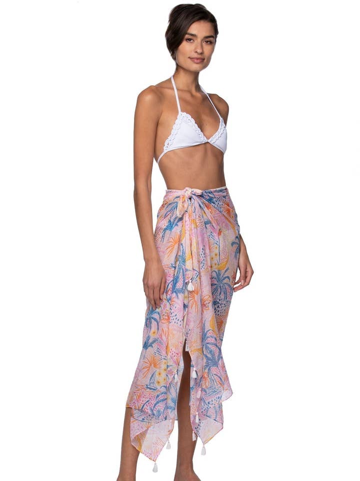 Paréo tressé multi-usage Évasion vers le paradis pour la vente par Pool to Party