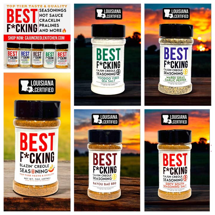 Cajun Creole Kitchen Co. - Wholesale Dried Spice - Best F*cking Dirty South Seasoning Salt