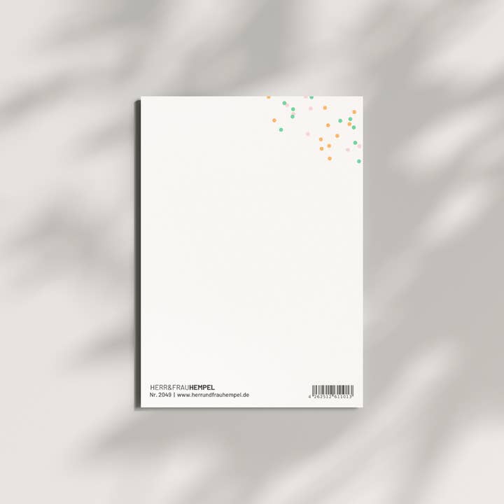 HERR&FRAUHEMPEL - Wholesale Postcard - Postcard - TUTTO KOMPLETTI CONFETTI1