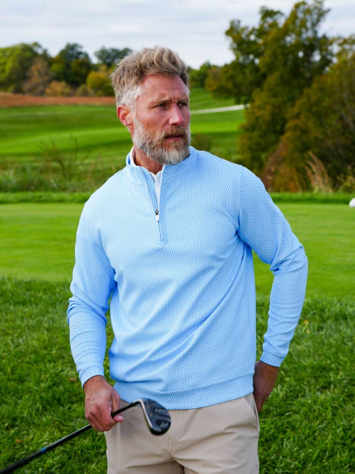 USA Palm - Wholesale Sweatshirt - Unisex - Cloud 1/4 Zip120