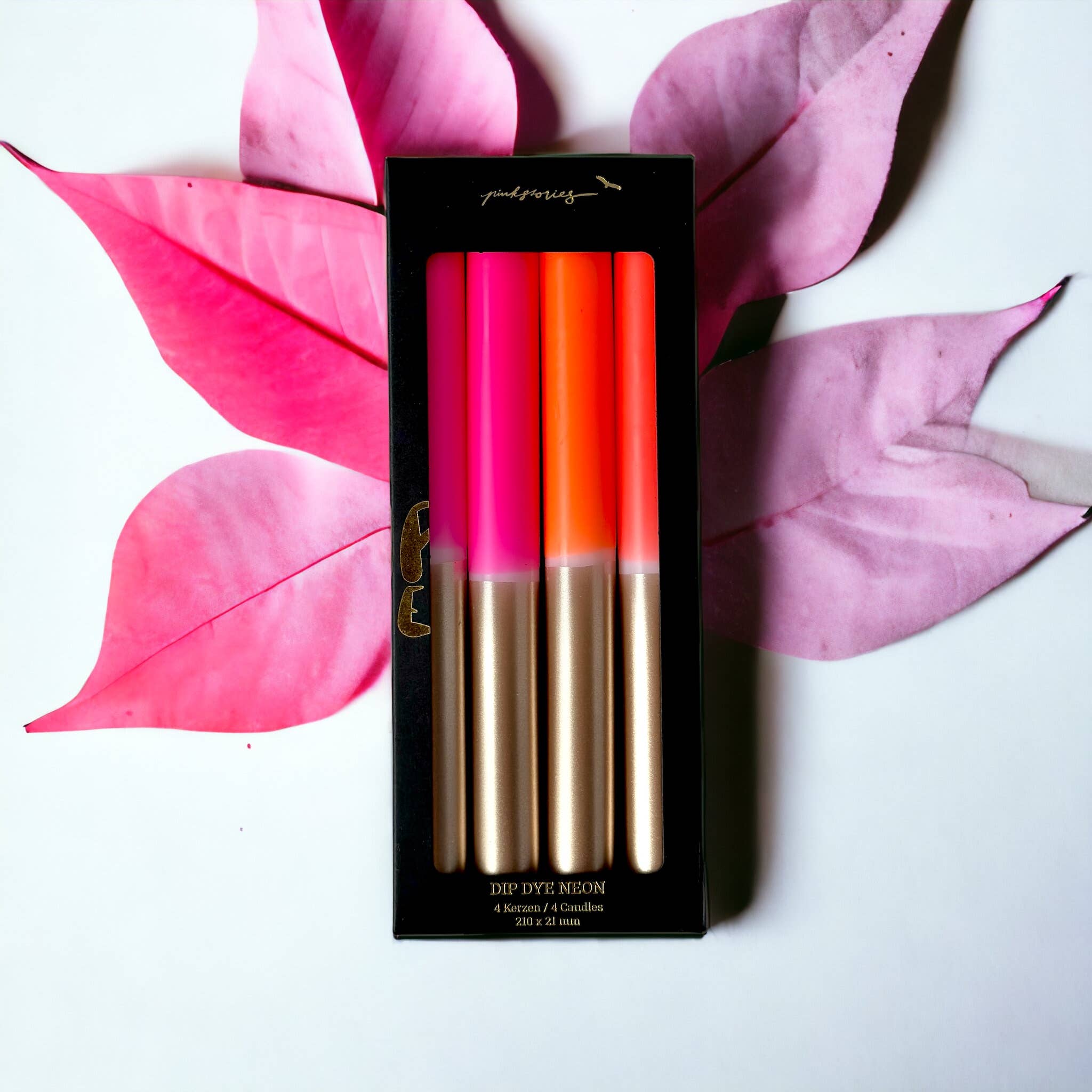 Pink Stories - Venta al por mayor Velas cónicas/candeleros - Dip Dye Copper * Moody Reflections0