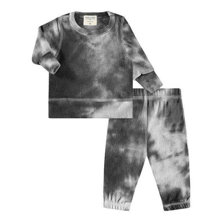 PAIGELAUREN baby & toddler - Vendita all'ingrosso Top loungewear - Bambini - Abbigliamento da salotto Hacci Tie Dye Cozy per bambini e bambini5