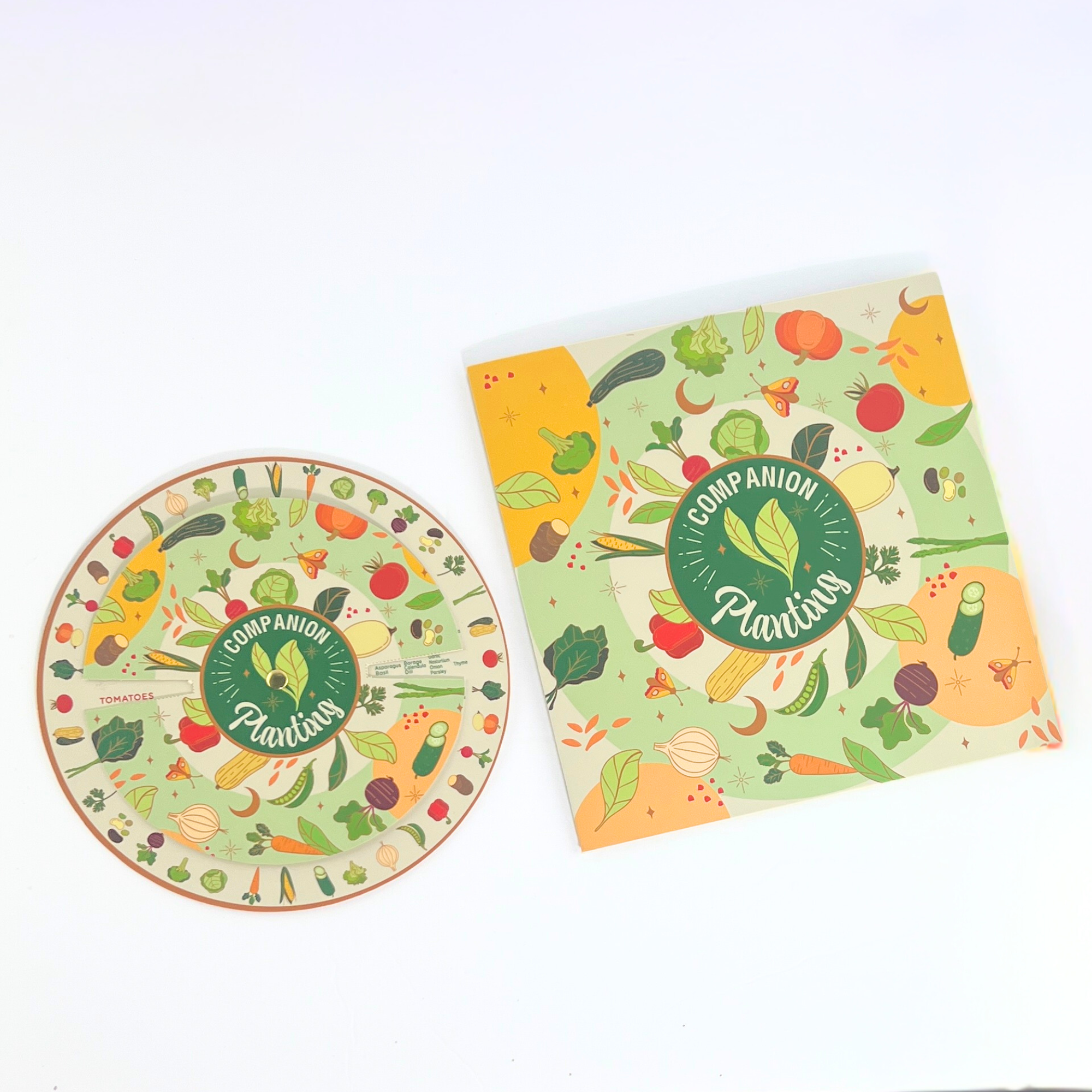 Sow the Magic - Vendita all'ingrosso Attrezzi da giardino - Carta Girevole per la Consociazione delle Piante – Guida al Giardinaggio per Colture Prosperose e Controllo Naturale dei Parassiti1