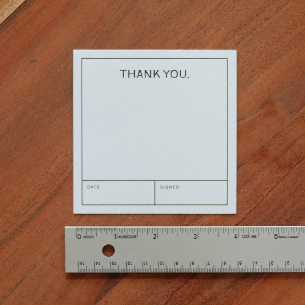 Dugout Paper Co. - Wholesale Thank You Card - Thank You Note Cards (Pack of 6)2