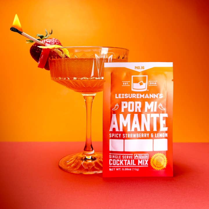 Leisuremann's Cocktail Mixes - Wholesale Cocktail Mix/Syrup - Por Mi Amante Single Serve Cocktail Mixer3
