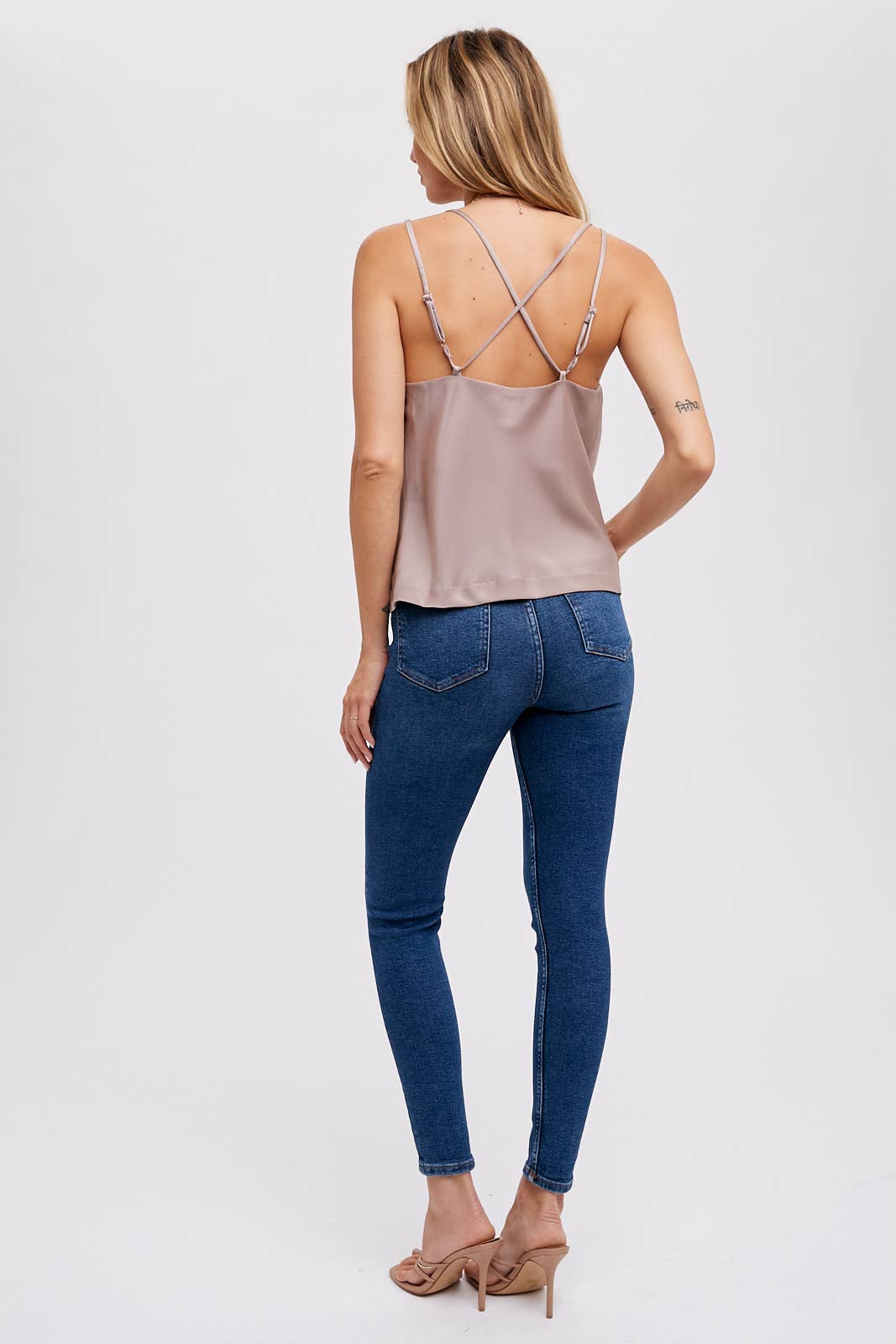 Bluivy – wholesale Camisole – Women′s – SILKY COWL NECK CAMI25