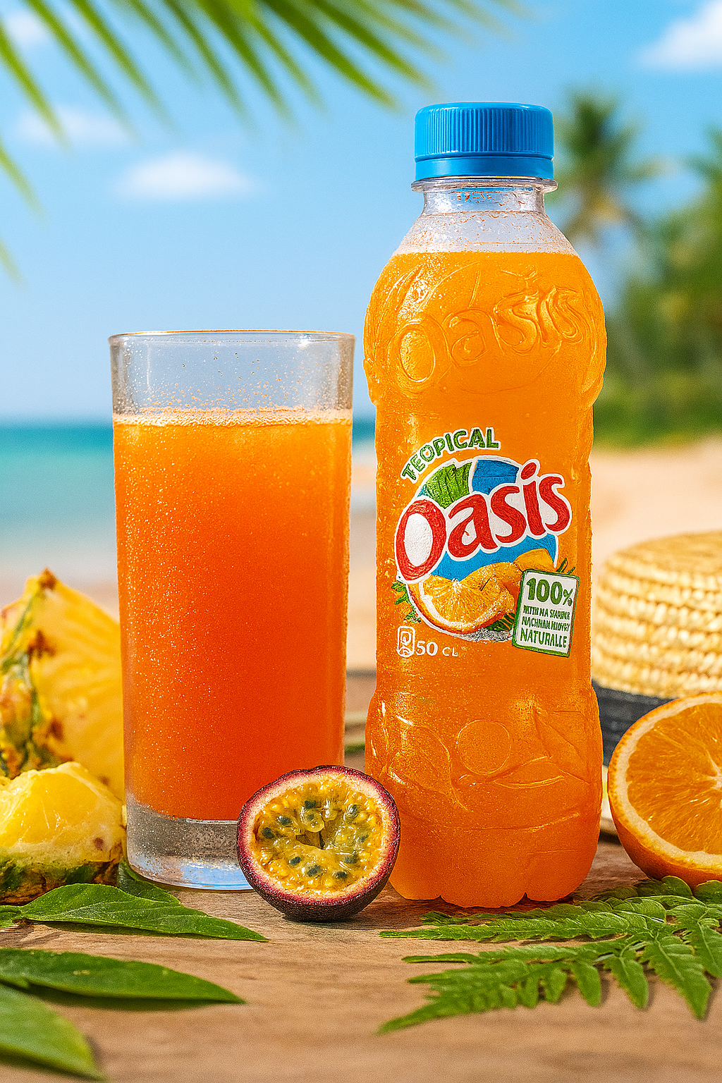 123bonbon – Engroshandel Frugtjuice – Oasis Tropical 50 cl2