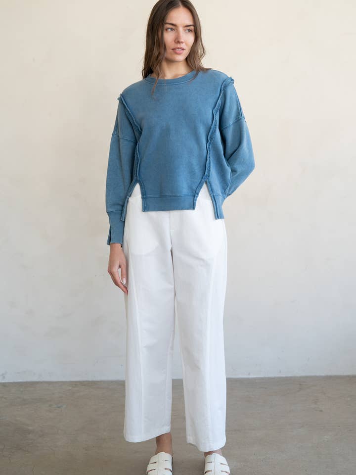 WASHED RELAXED SWEATSHIRTS for wholesale by ELLE GREY