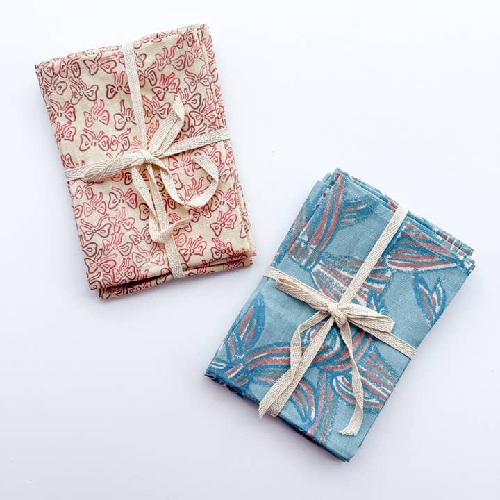 Dancing Bows Napkin Set for wholesale by Dancing with Juniper