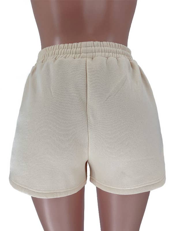 Rosa Clothing - Wholesale Lounge Set - Women's - basic loose hoodie & drawstring short 2 piece set20