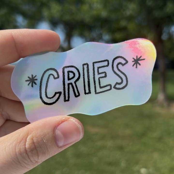 Zander Mack - Wholesale Sticker - Cries - Sticker1