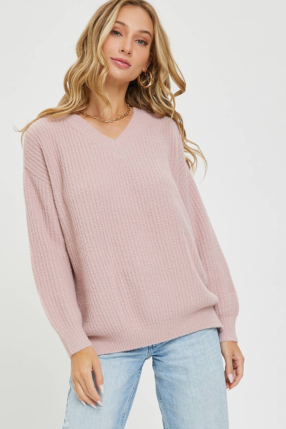 Sweet Lovely by Jen - Wholesale Knit Sweater - Women's -  EVERYDAY CASUAL  SWEATER23