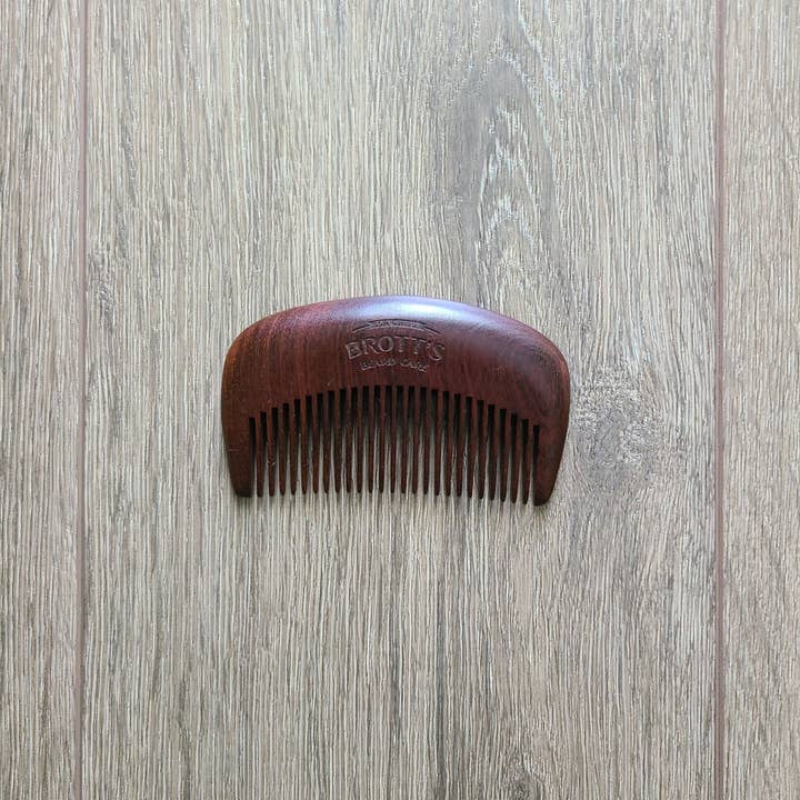 Brott's Beard Care – wholesale Skäggborste/kam – Trä skägg kam