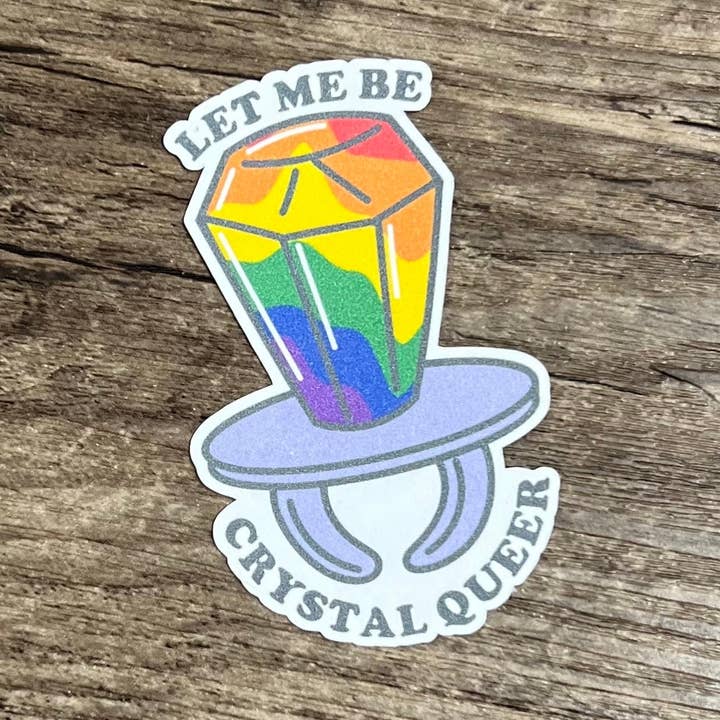 Collection d'autocollants LGBTQ Pride & Bonbons Rétro des Années 90 pour la vente par S&Y Brand Paper co.