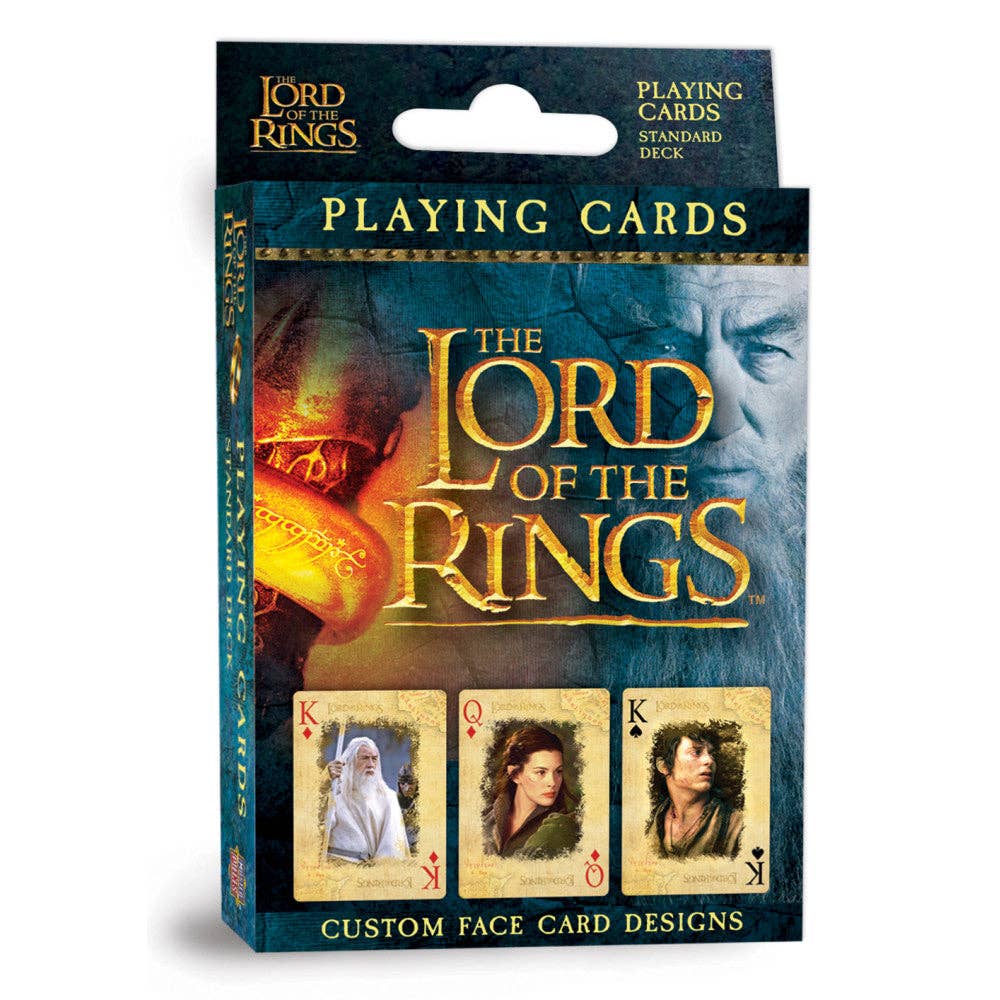Masterpieces Puzzles - Wholesale Playing Cards - Lord of the Rings Playing Cards - 54 Card Deck0