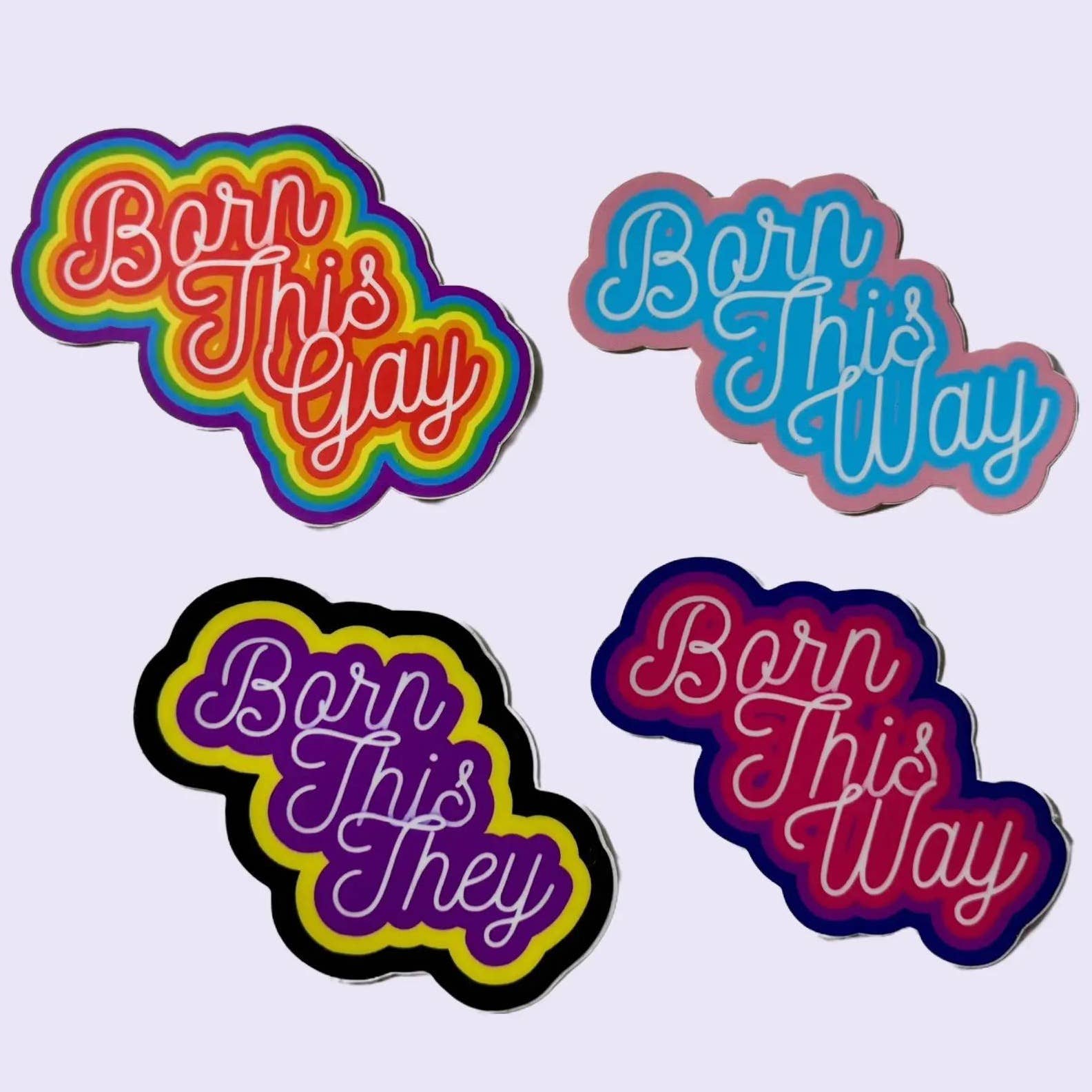 Own Your Pride - Wholesale Sticker - Born This Way Non-Binary Sticker3