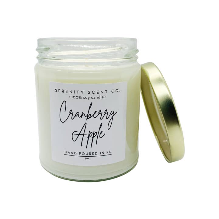 Cranberry-Apfelmarmelade | Soja-Kerze | 100% Sojawachs für den Großhandel von Serenity Scent Co