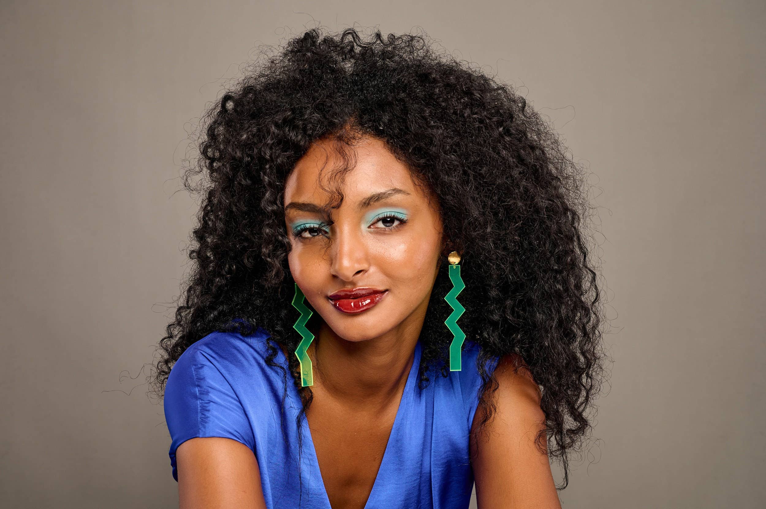 Laka Luka - Wholesale Dangle Earrings - Neon Yellow Fluo Acrylic Oversized Statement Earrings2