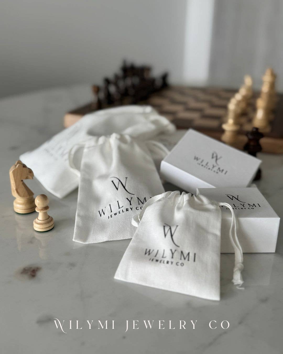 WILYMI Jewelry Co - Vente Boucles d'oreilles pendantes - Boucles d'Oreilles Chaîne Drapée | Plaqué Argent RoundTop4