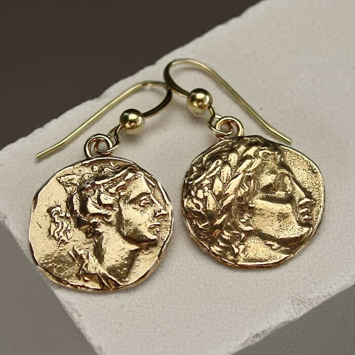 Pendientes Apolo y Artemisa (gemelos) para venta al por mayor de Vis a Vis Jewelry