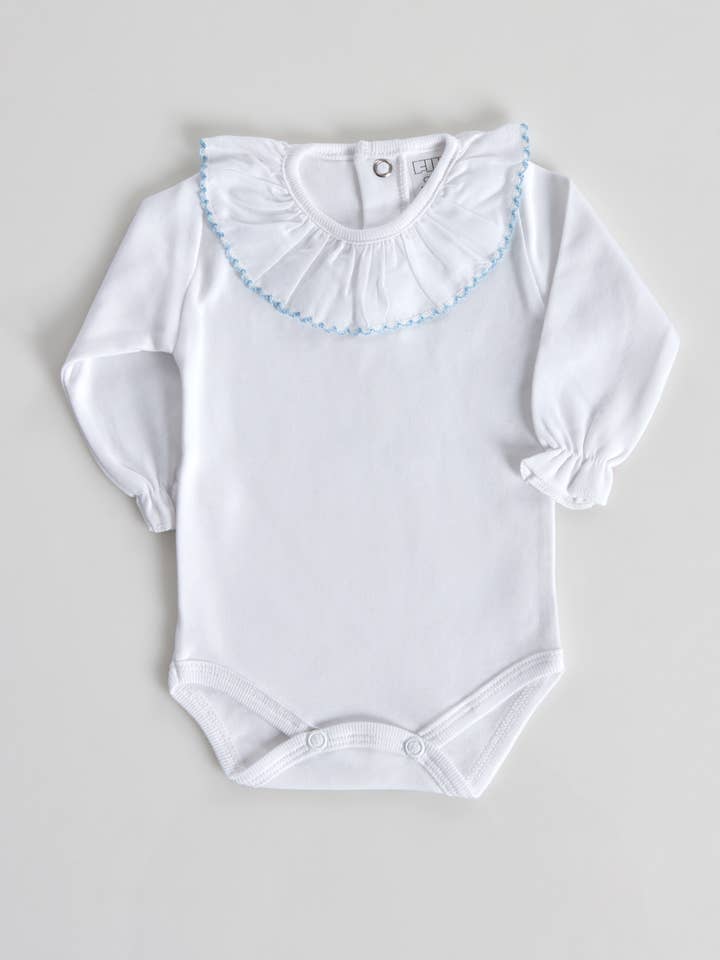 Body a maniche lunghe in cotone con scollo a V 610 per la vendita all'ingrosso da parte di Amorim Gerações, LDA