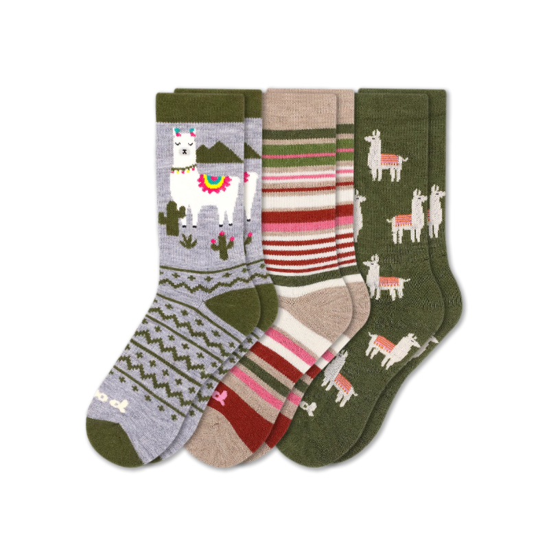 Pacas - Wholesale Socks - Women's - 3 Pack - Women's Crew Pacas Socks24