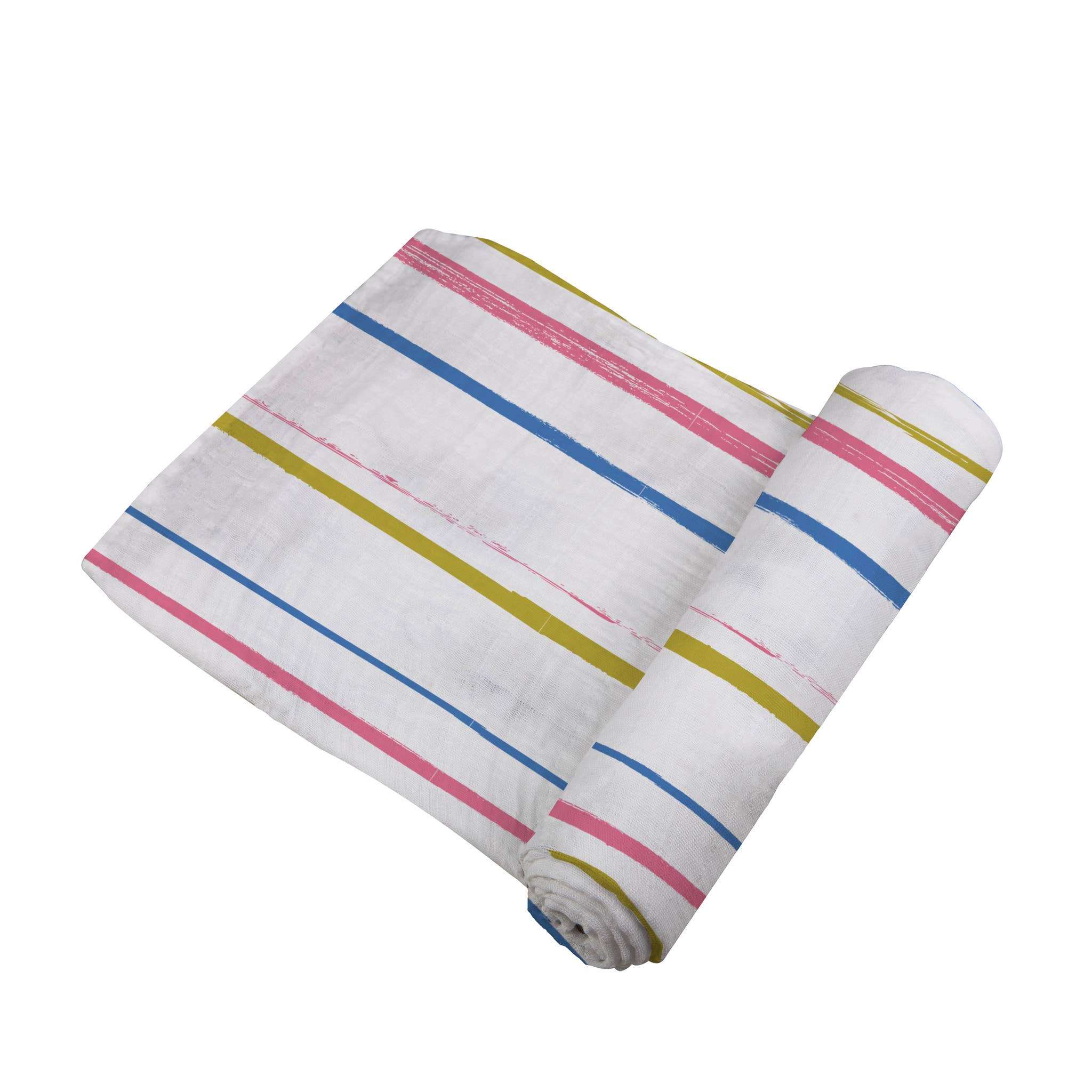 Newcastle Classics - Wholesale Inbakerdoek - Baby - Aquarel streep katoenen swaddle2