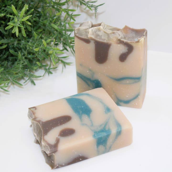 Spells & Hexes Soap Bar, Autumn Fall Library Books Leather for wholesale by Baba Yaga Designs LLC