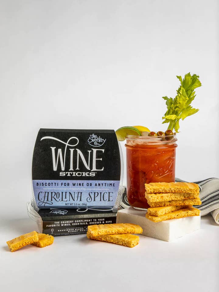 Carolina Spice Wine Sticks for wholesale by The Sweetery