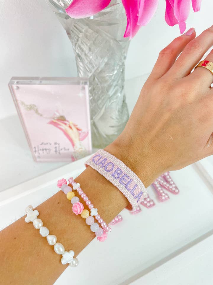 CIAO BELLA Fringe Tassel Friendship Bracelet for wholesale by EstelleJoyLynn, LLC