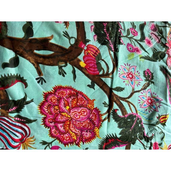 Bhawana Handicrafts - Wholesale Fabric Paint - Hand Screen Printed Fabric Block Print Fabric Cotton Floral1