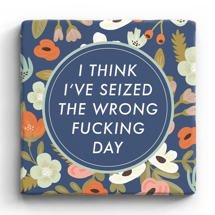 Paisley & Parsley - Wholesale Coasters - Wrong Day - Marble Coaster0
