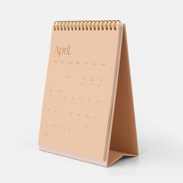 Fox & Fallow - Wholesale Calendar - 2026 Minimal Desk Calendar4