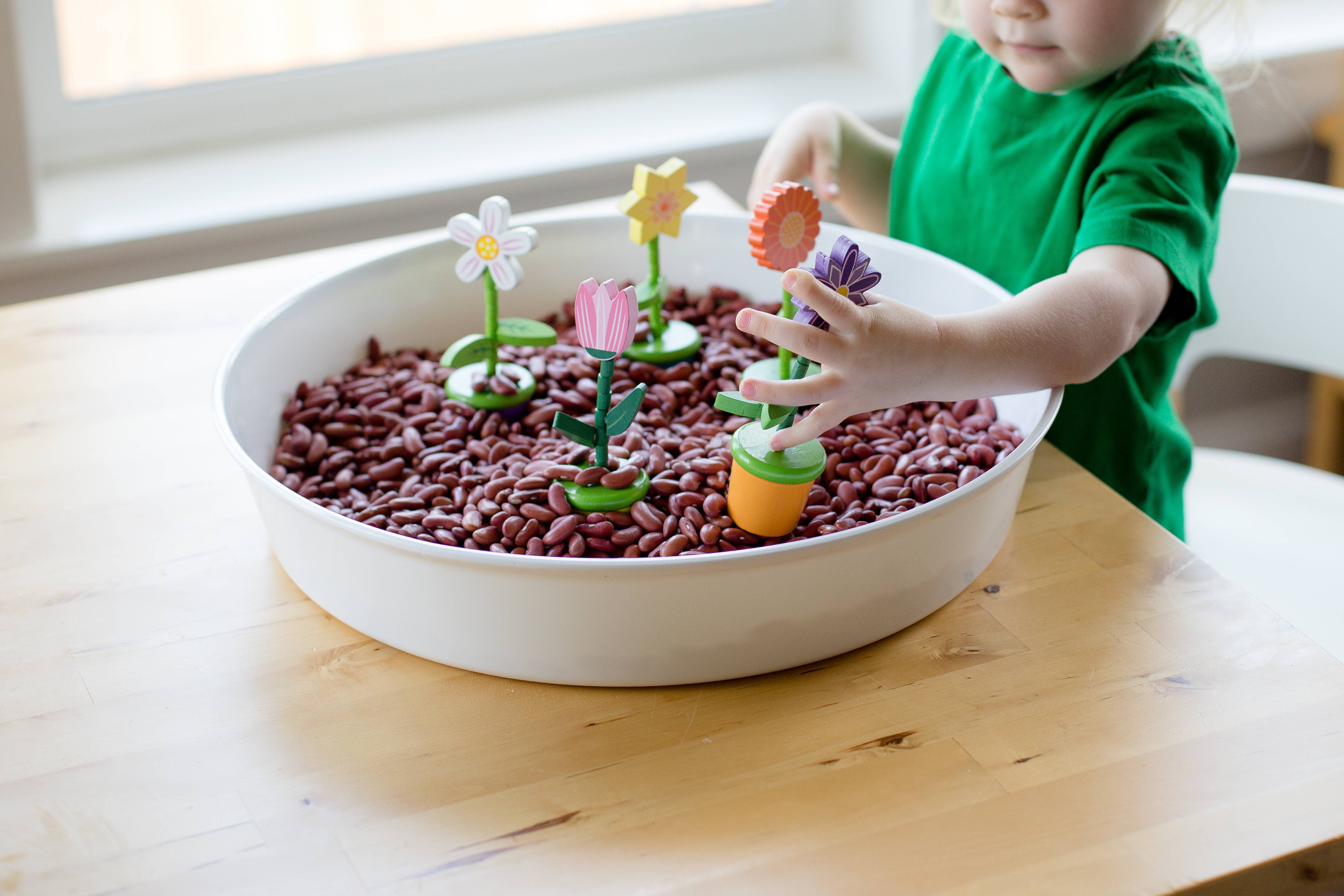 Jack Rabbit Creations - Wholesale Wood Toy - Kids - Flower Push Puppet Refills - Set of 246