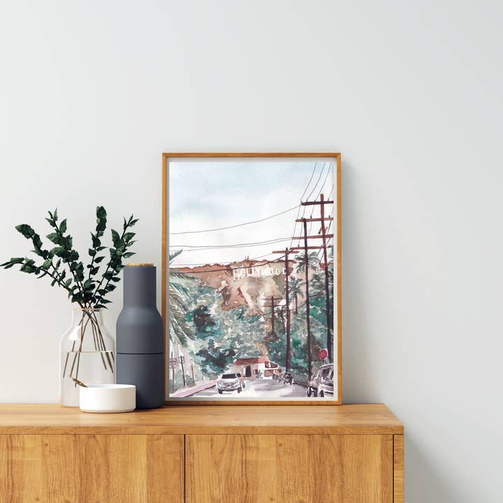 Medjool Studio Art Print Shop - Vente Affiche d'art - Impression artistique de Hollywood Hills - Affiche californienne1