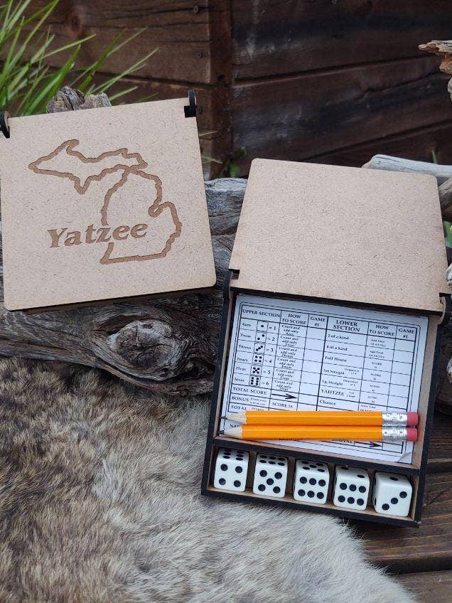 Game Yatzee for wholesale by Endless Etching LLC