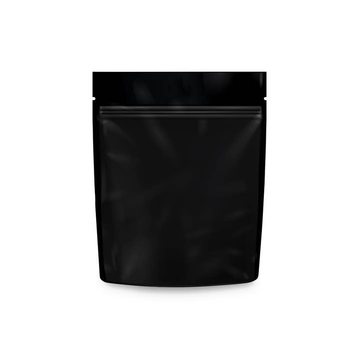 Cannatron - Wholesale Food Storage Wrap/Bag - Mylar bags Food Storage Bags 100ct - All Black 1 Gram