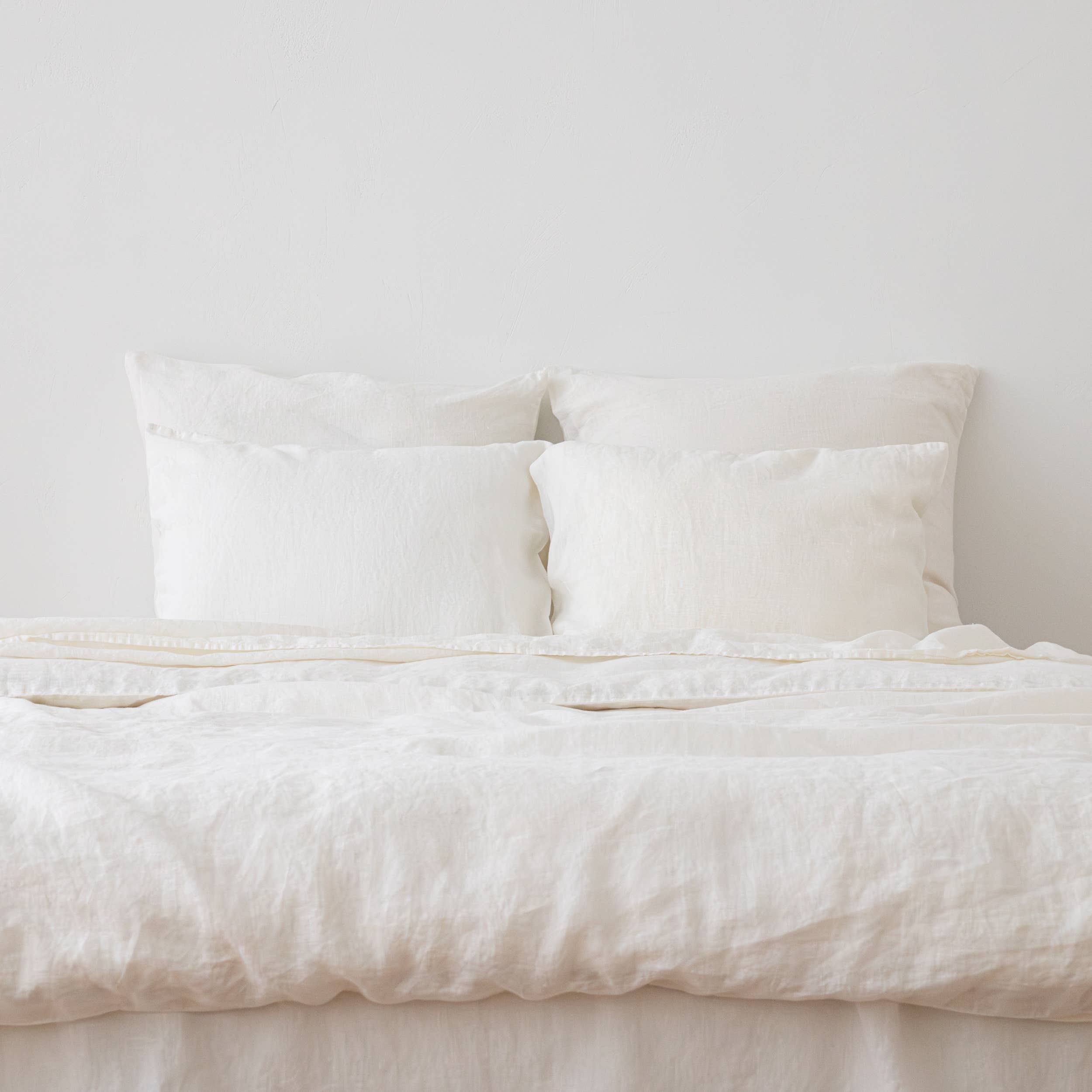 LinenMe – wholesale Påslakan – Linne Påslakan Optisk Vit Sten Tvättad2