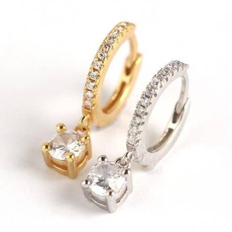 Tina Hoops 1cm for wholesale by Love Local Jewelry