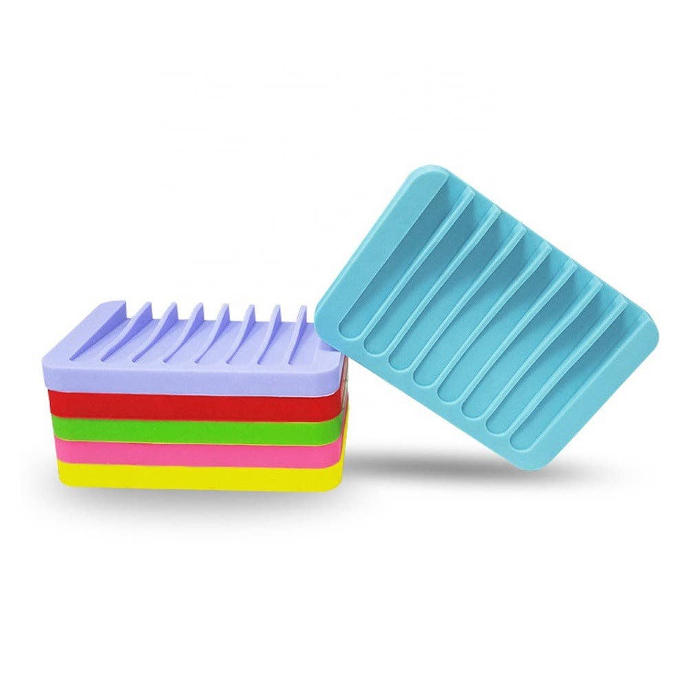 VIGOR - Wholesale Bath Soap Dish - Premium Self Draining Design Silicone Soap Dish8