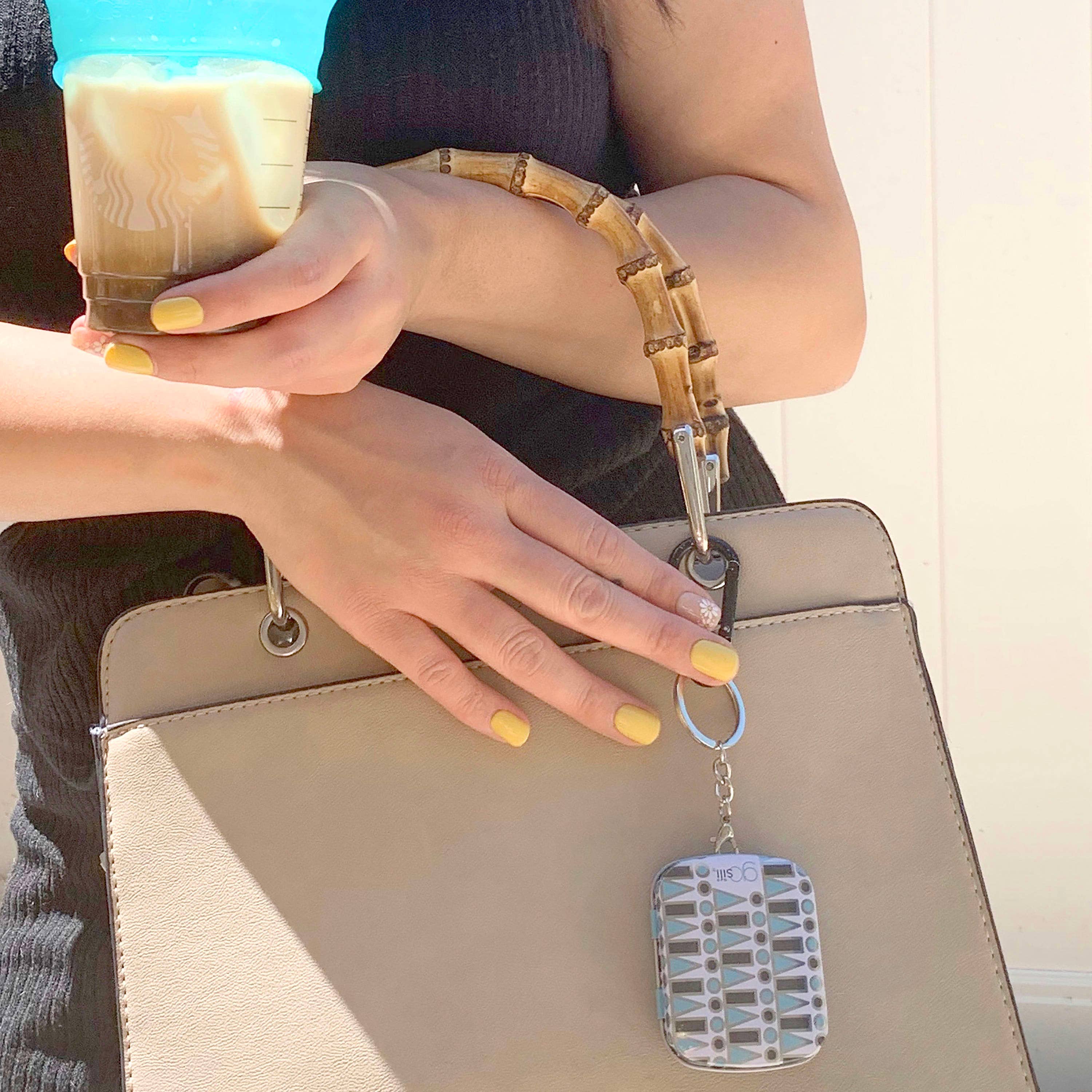 GoSili - Wholesale Drinking Straw - GoSili® 8" Silicone Straw with Keychain Travel Case, Eco-Friendly Reusable Soft Collapsible Silicone Drinking Straw, 1pk11