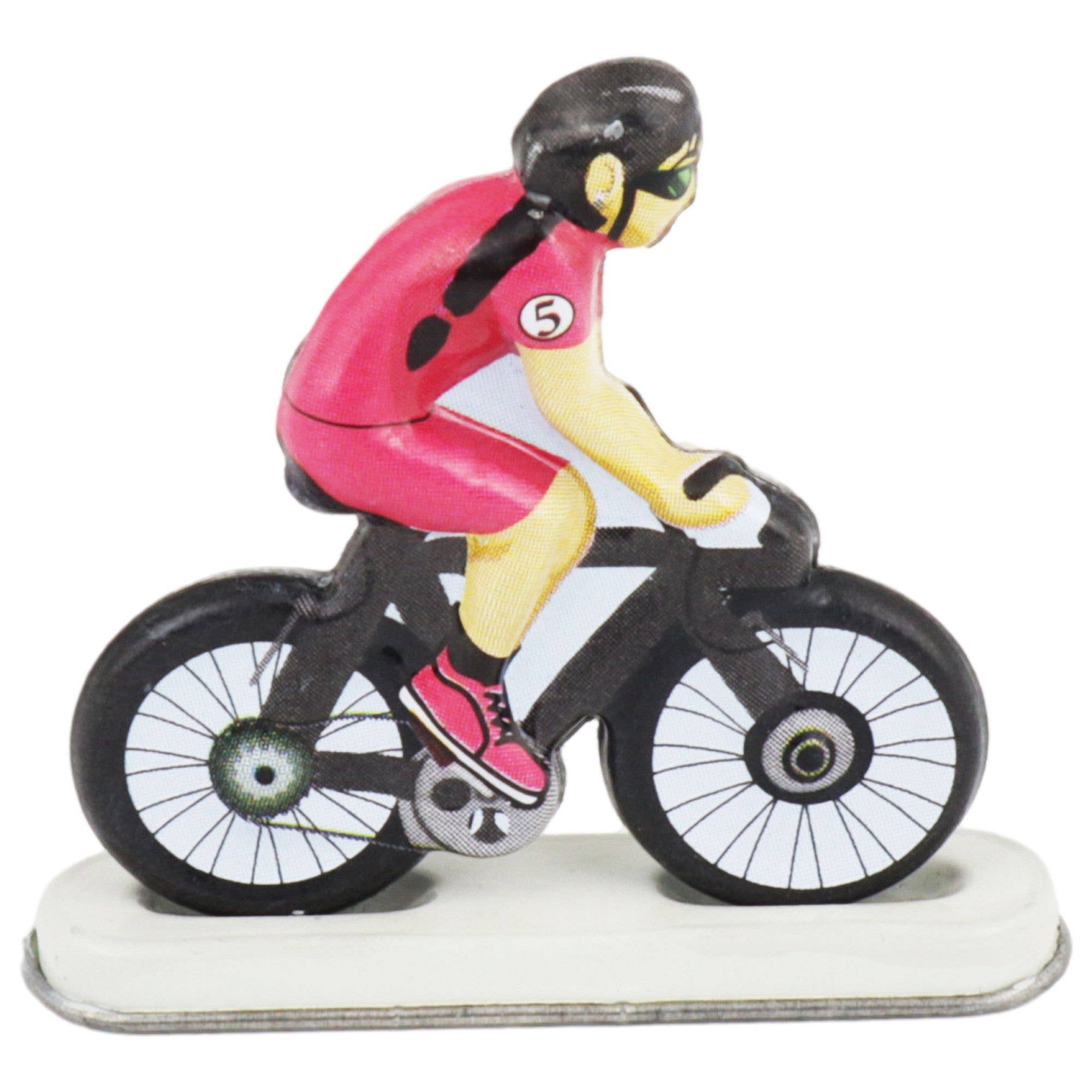 Tribal Trade GmbH - Wholesale Decorative Figurine - Tin Toy Mini Bicycle Cyclist 05 Figure Tin Bike1