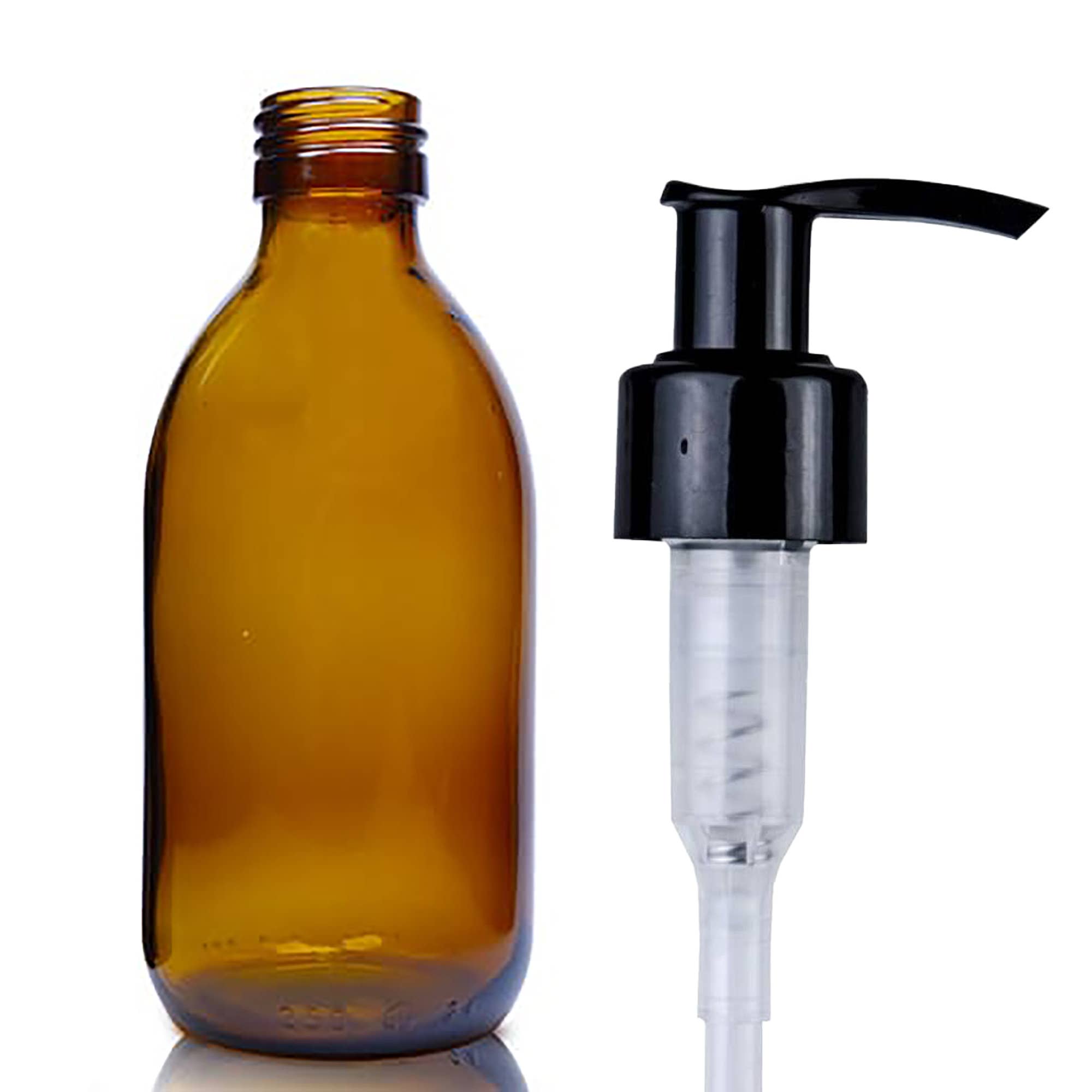 AWGifts Europe - Wholesale Essential Oil Holder - 250ml Amber Glass Medicine Bottle4